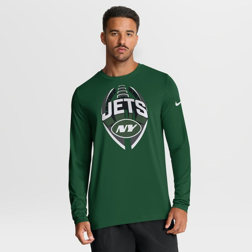 New York Jets Primetime Legend Icon Performance Long Sleeve T-Shirt - Green | Nike on sale