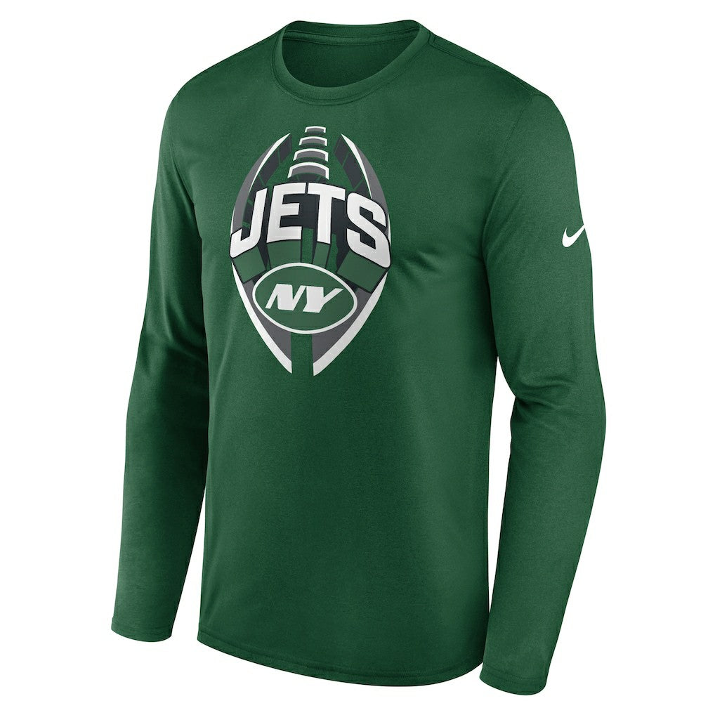 New York Jets Primetime Legend Icon Performance Long Sleeve T-Shirt - Green | Nike on sale