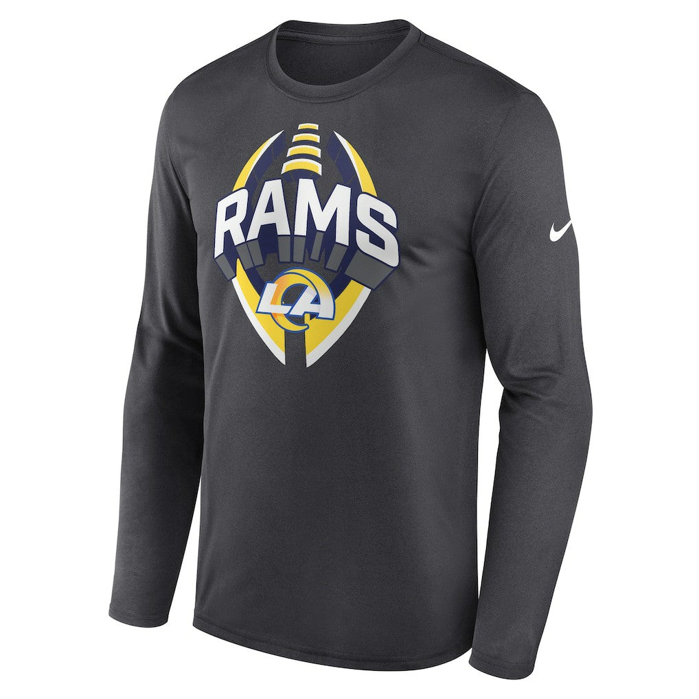Los Angeles Rams Primetime Legend Icon Performance Long Sleeve T-Shirt - Anthracite | Nike online