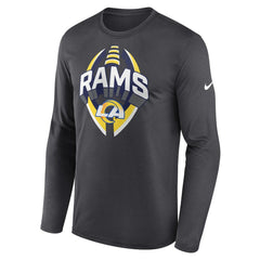 Los Angeles Rams Primetime Legend Icon Performance Long Sleeve T-Shirt - Anthracite | Nike online