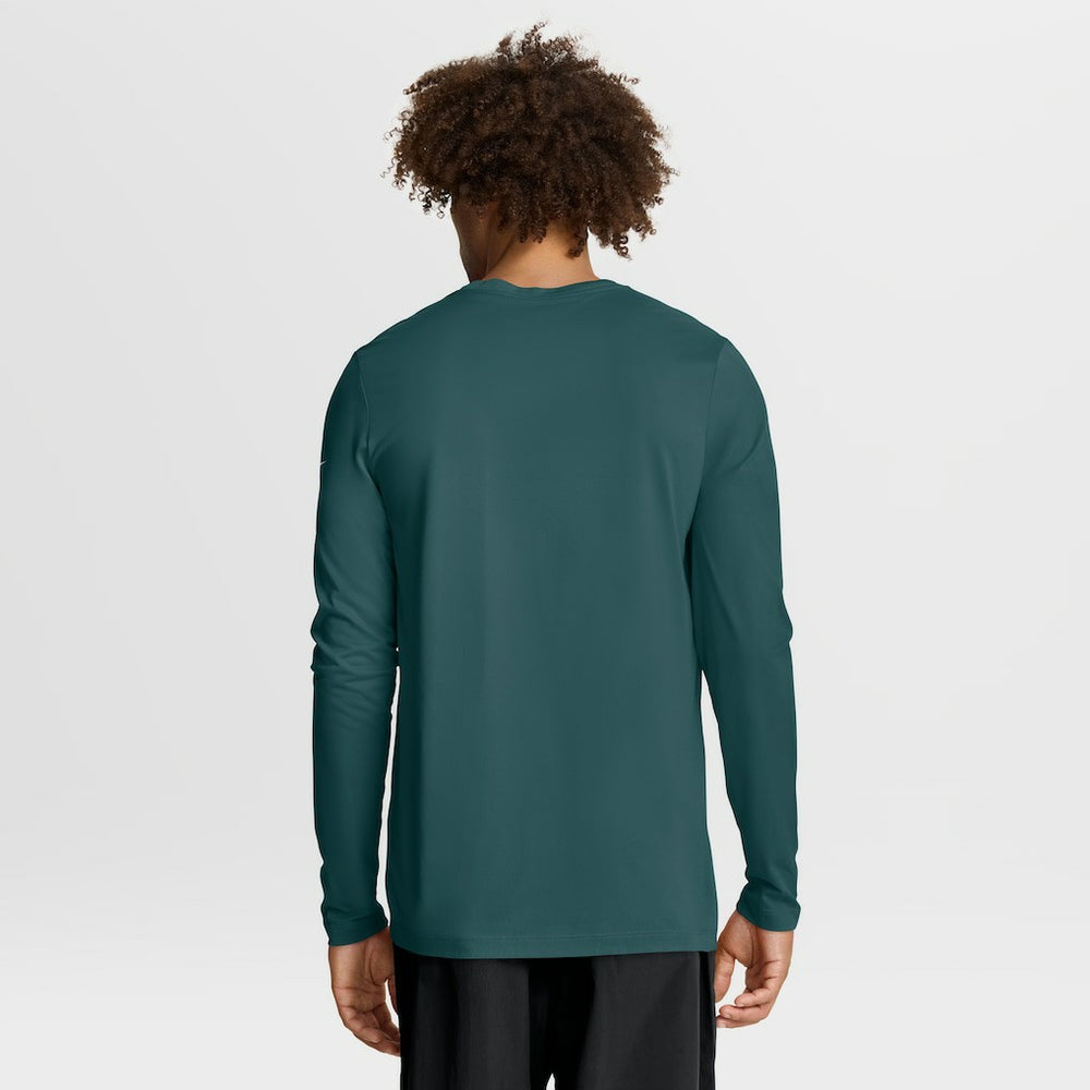 Philadelphia Eagles Primetime Legend Icon Performance Long Sleeve T-Shirt - Midnight Green | Nike outlet