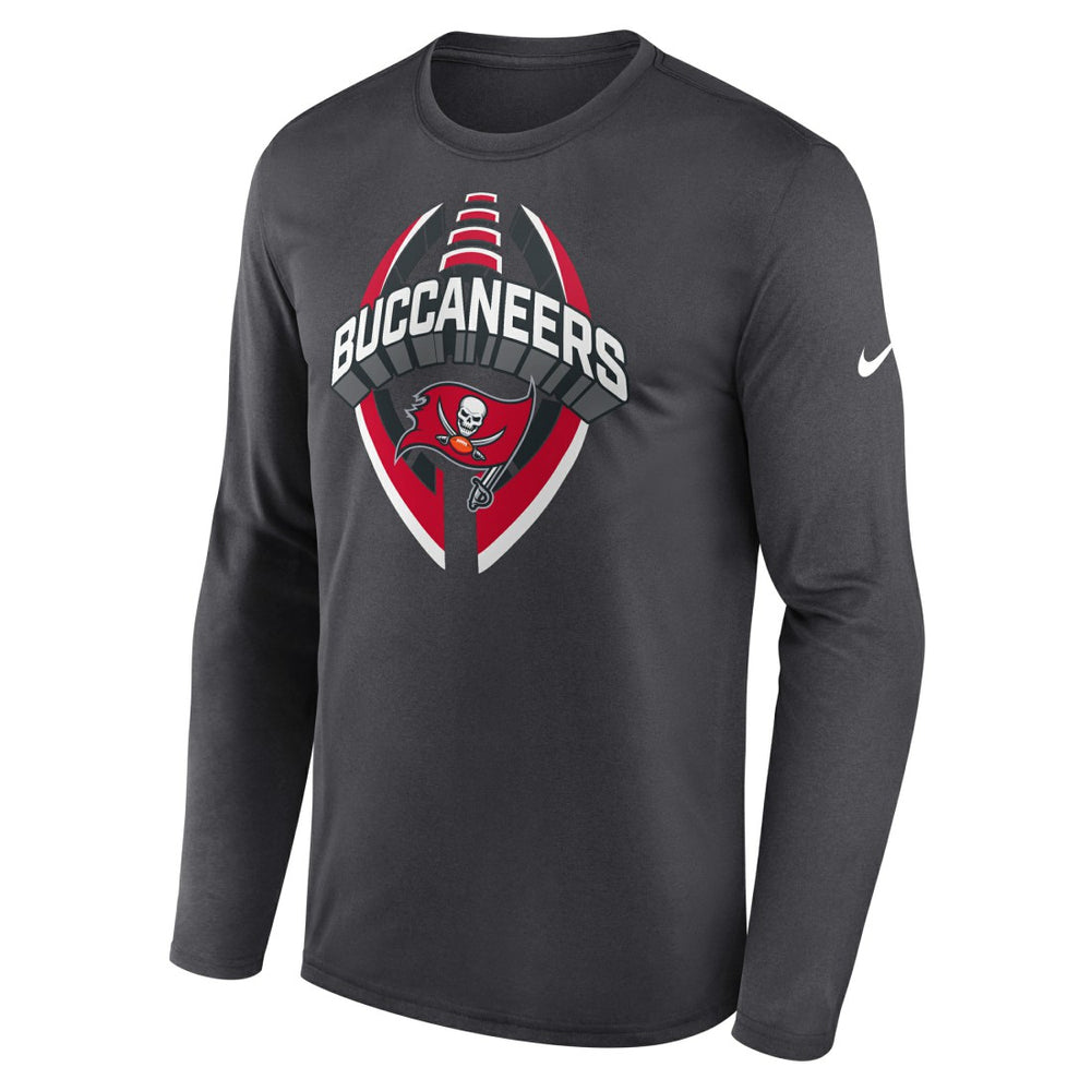 Tampa Bay Buccaneers Primetime Legend Icon Performance Long Sleeve T-Shirt - Anthracite | Nike outlet