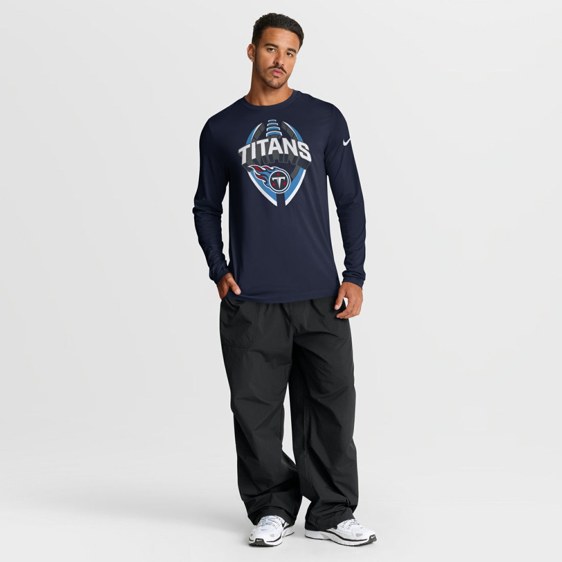 Tennessee Titans Primetime Legend Icon Performance Long Sleeve T-Shirt - Navy | Nike outlet