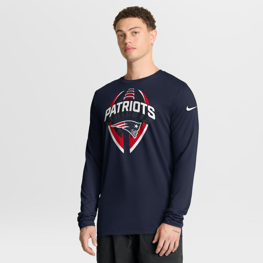 New England Patriots Primetime Legend Icon Performance Long Sleeve T-Shirt - Navy | Nike cheap