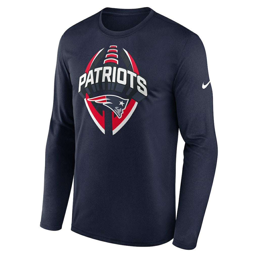 New England Patriots Primetime Legend Icon Performance Long Sleeve T-Shirt - Navy | Nike cheap
