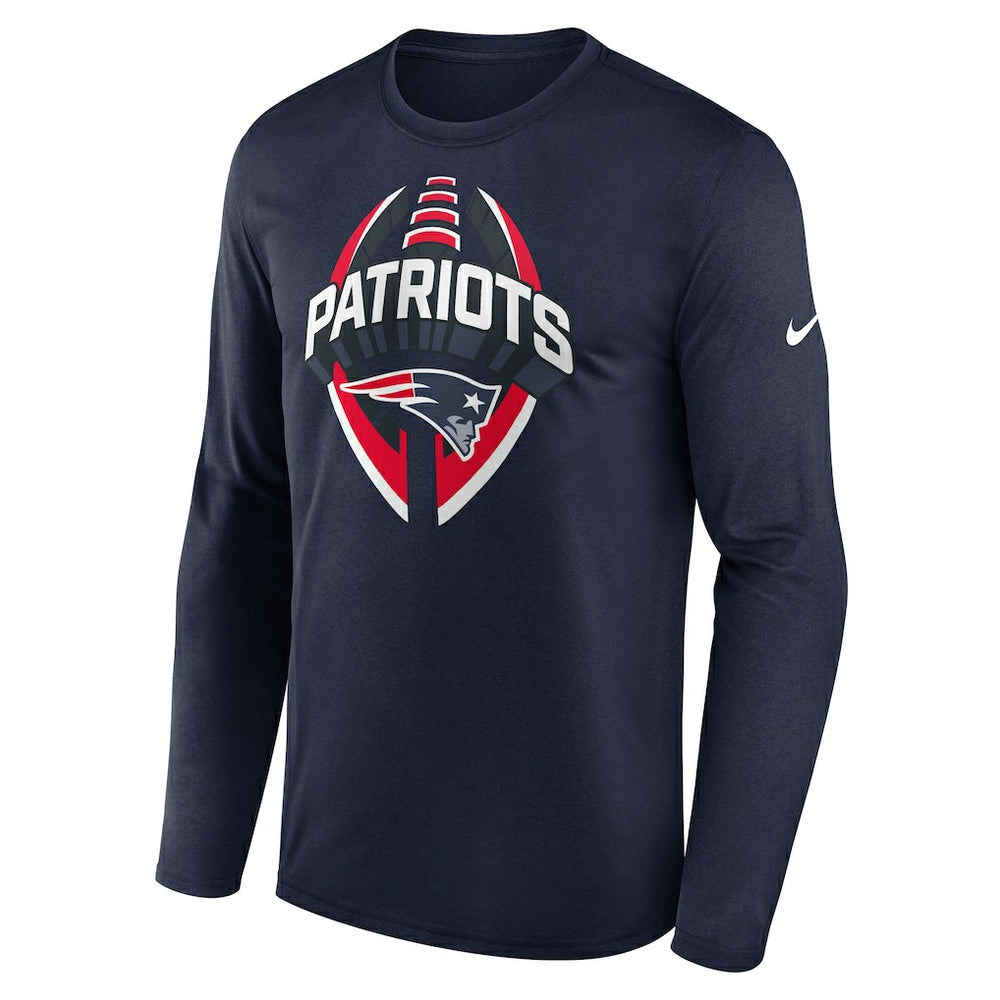 New England Patriots Primetime Legend Icon Performance Long Sleeve T-Shirt - Navy | Nike cheap
