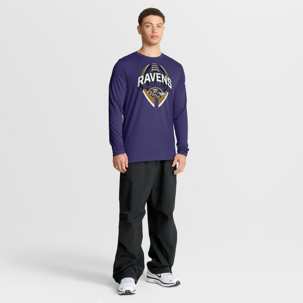 Baltimore Ravens Primetime Legend Icon Performance Long Sleeve T-Shirt - Purple | Nike online