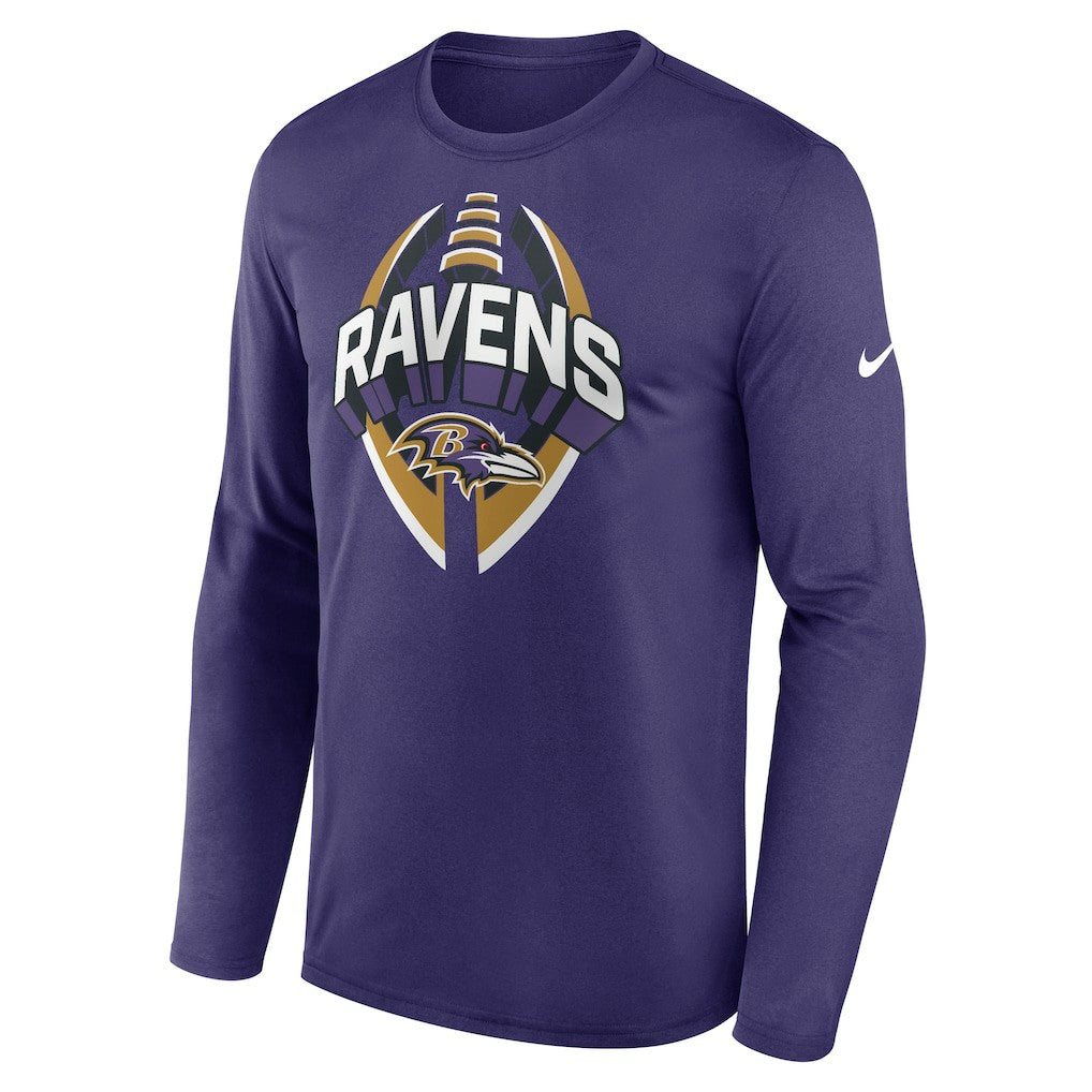 Baltimore Ravens Primetime Legend Icon Performance Long Sleeve T-Shirt - Purple | Nike online