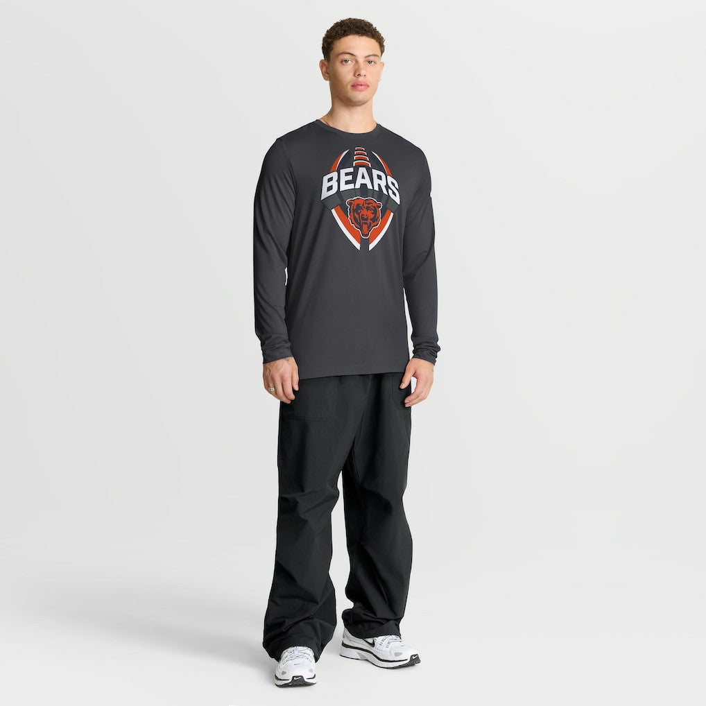 Chicago Bears Primetime Legend Icon Performance Long Sleeve T-Shirt - Anthracite | Nike outlet