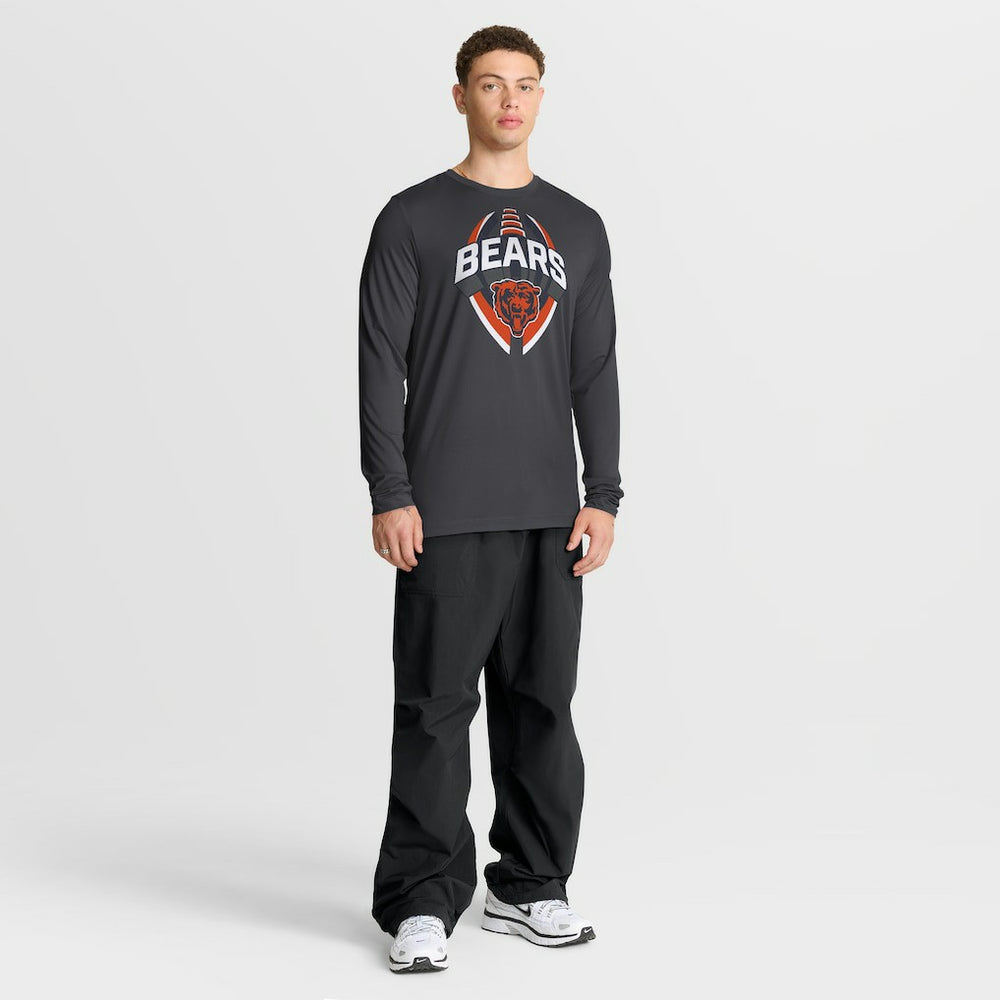 Chicago Bears Primetime Legend Icon Performance Long Sleeve T-Shirt - Anthracite | Nike outlet
