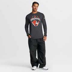 Cleveland Browns Primetime Legend Icon Performance Long Sleeve T-Shirt - Anthracite | Nike sale