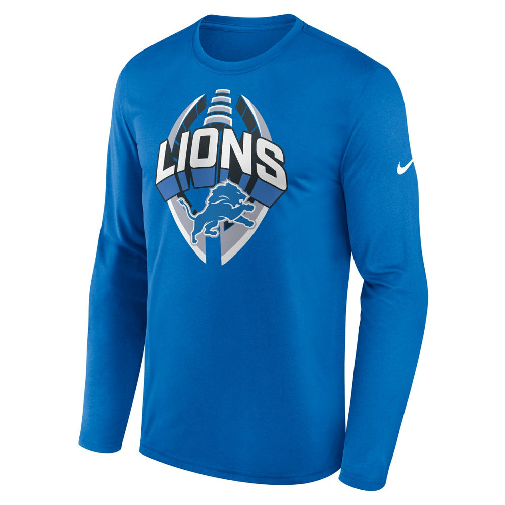 Detroit Lions Primetime Legend Icon Performance Long Sleeve T-Shirt - Blue | Nike sale