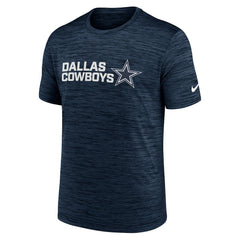 Dallas Cowboys Reverse Play Velocity Dri-FIT T-Shirt - Navy | Nike sale