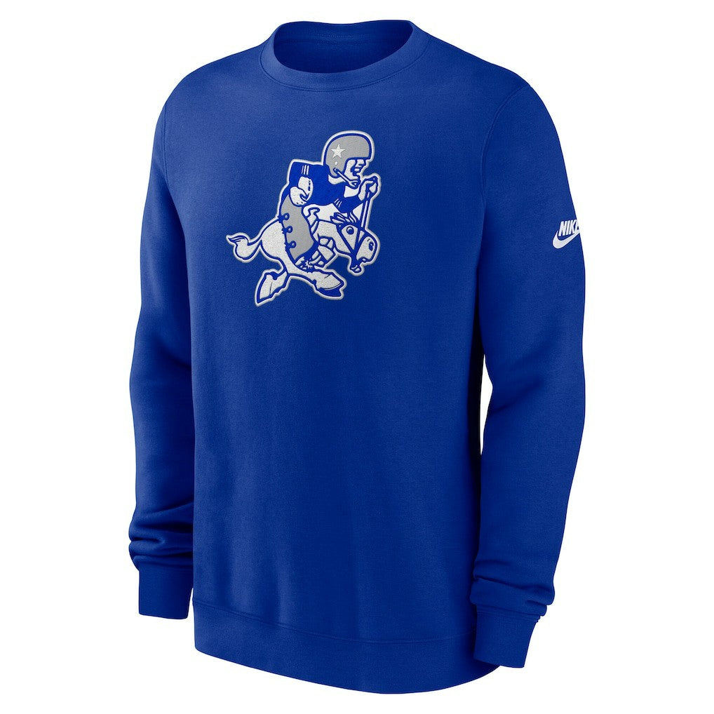 Dallas Cowboys Swing Pass Rewind Club Pullover Sweatshirt - Royal | Nike sale