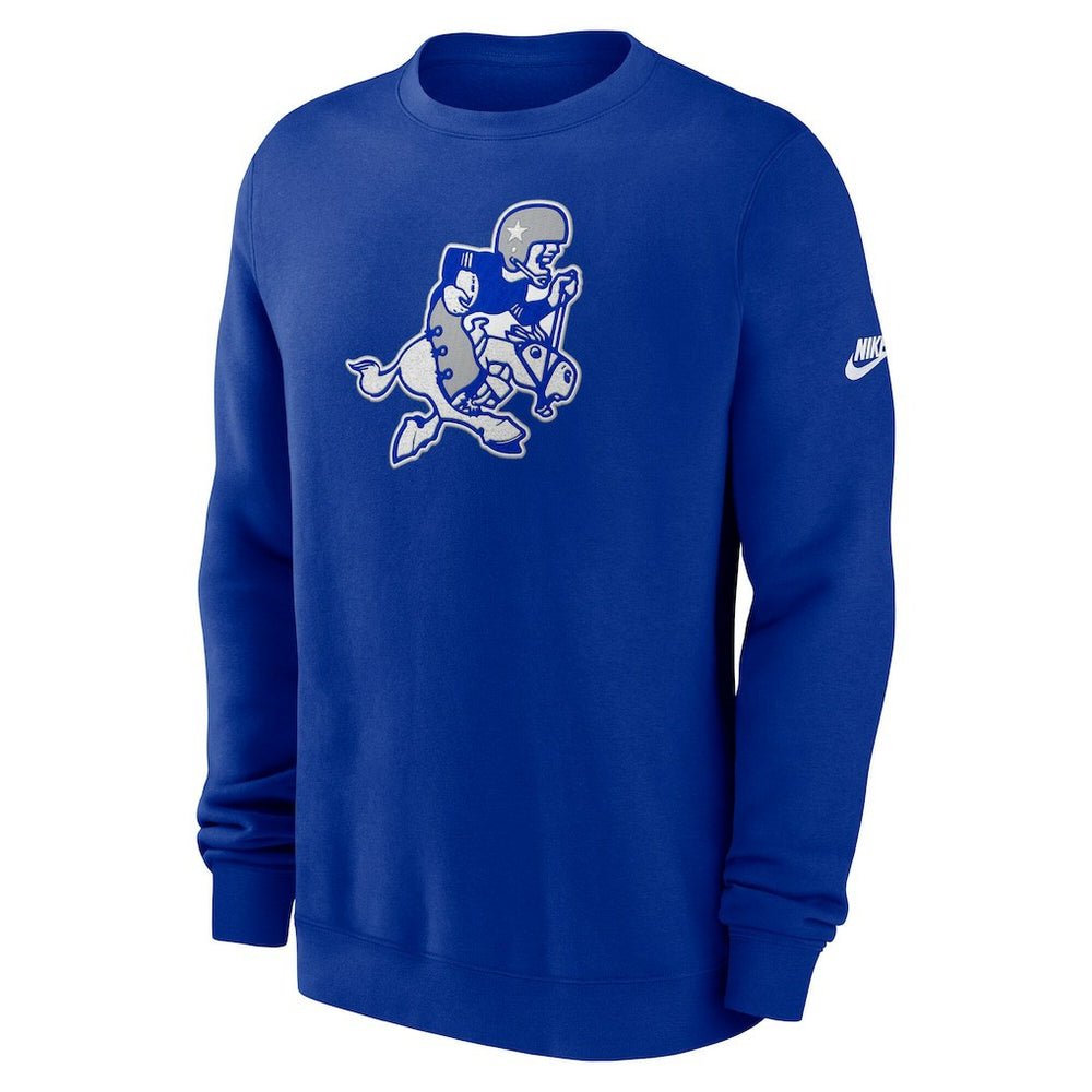 Dallas Cowboys Swing Pass Rewind Club Pullover Sweatshirt - Royal | Nike sale