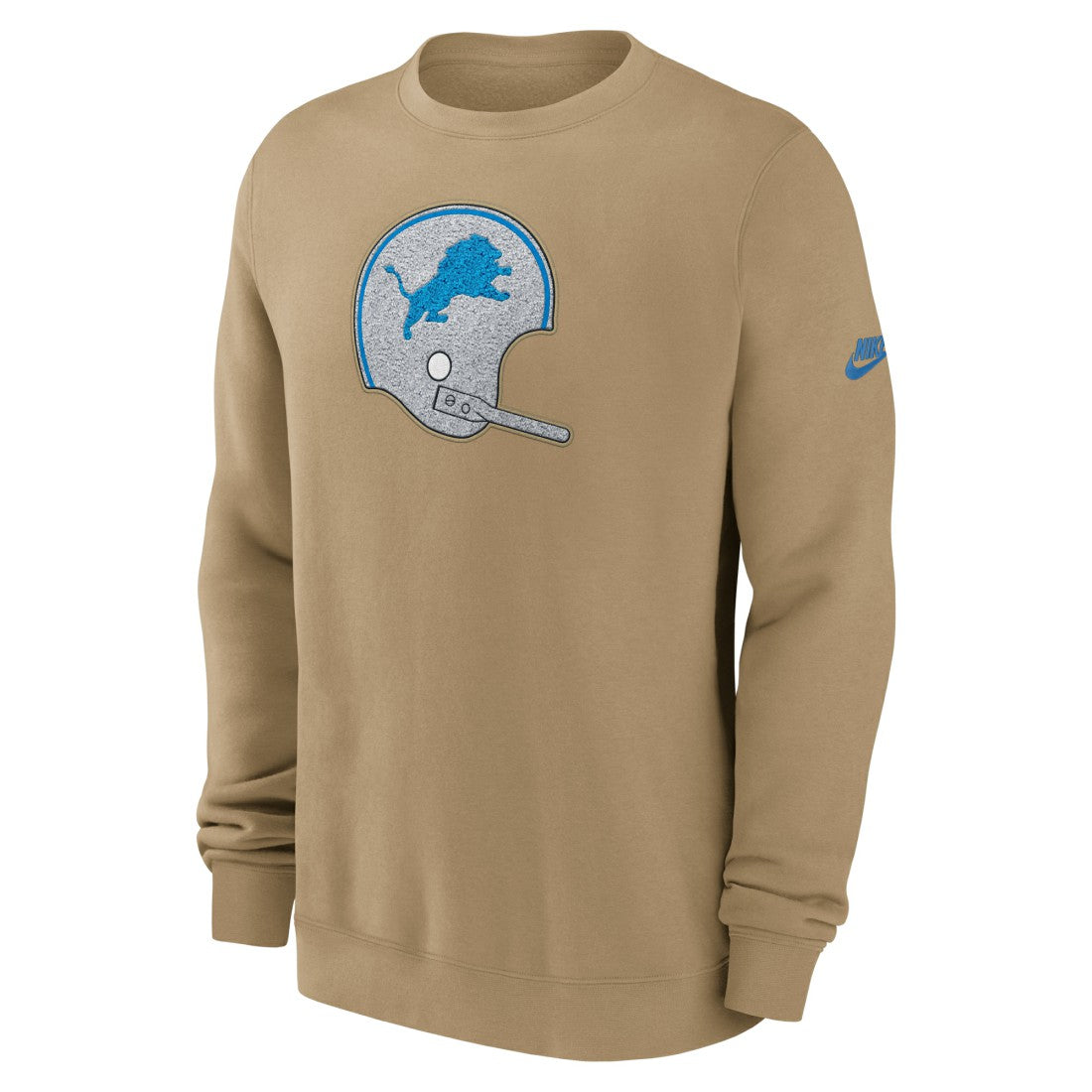 Detroit Lions Swing Pass Rewind Club Pullover Sweatshirt - Tan | Nike online