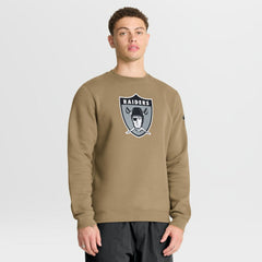 Las Vegas Raiders Swing Pass Rewind Club Pullover Sweatshirt - Tan | Nike discount
