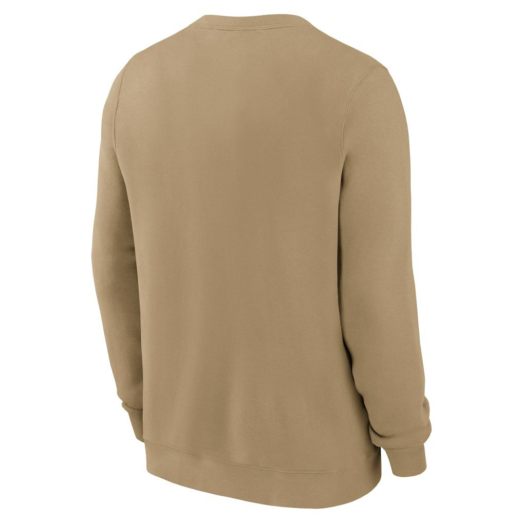 Las Vegas Raiders Swing Pass Rewind Club Pullover Sweatshirt - Tan | Nike discount