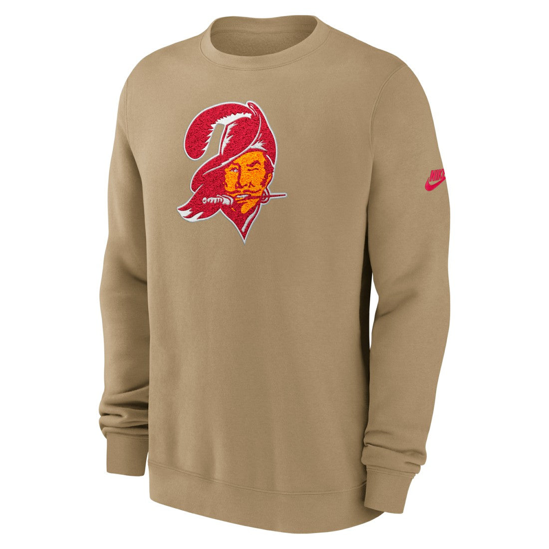 Tampa Bay Buccaneers Swing Pass Rewind Club Pullover Sweatshirt - Tan | Nike for sale