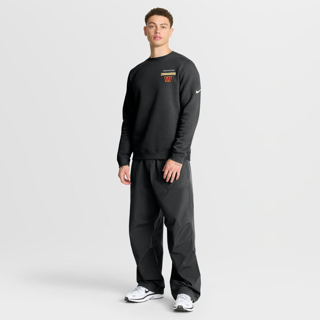 Washington Commanders Primetime Club Fleece Pullover Sweatshirt - Black | Nike outlet