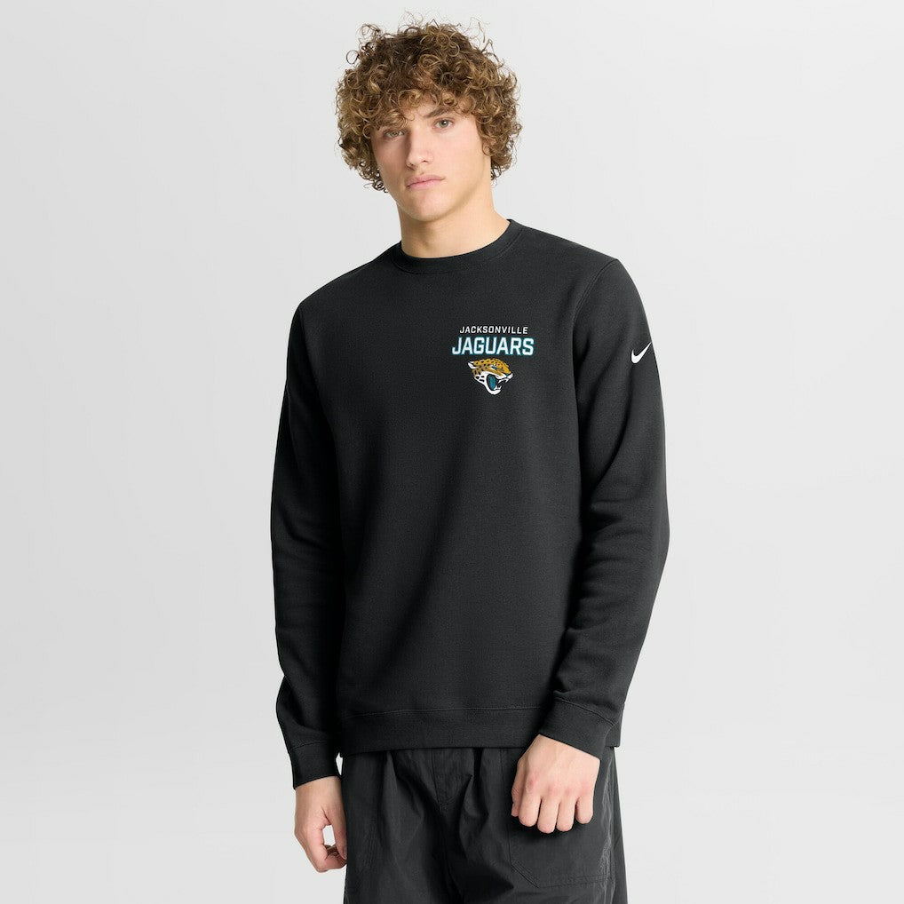 Jacksonville Jaguars Primetime Club Fleece Pullover Sweatshirt - Black | Nike online