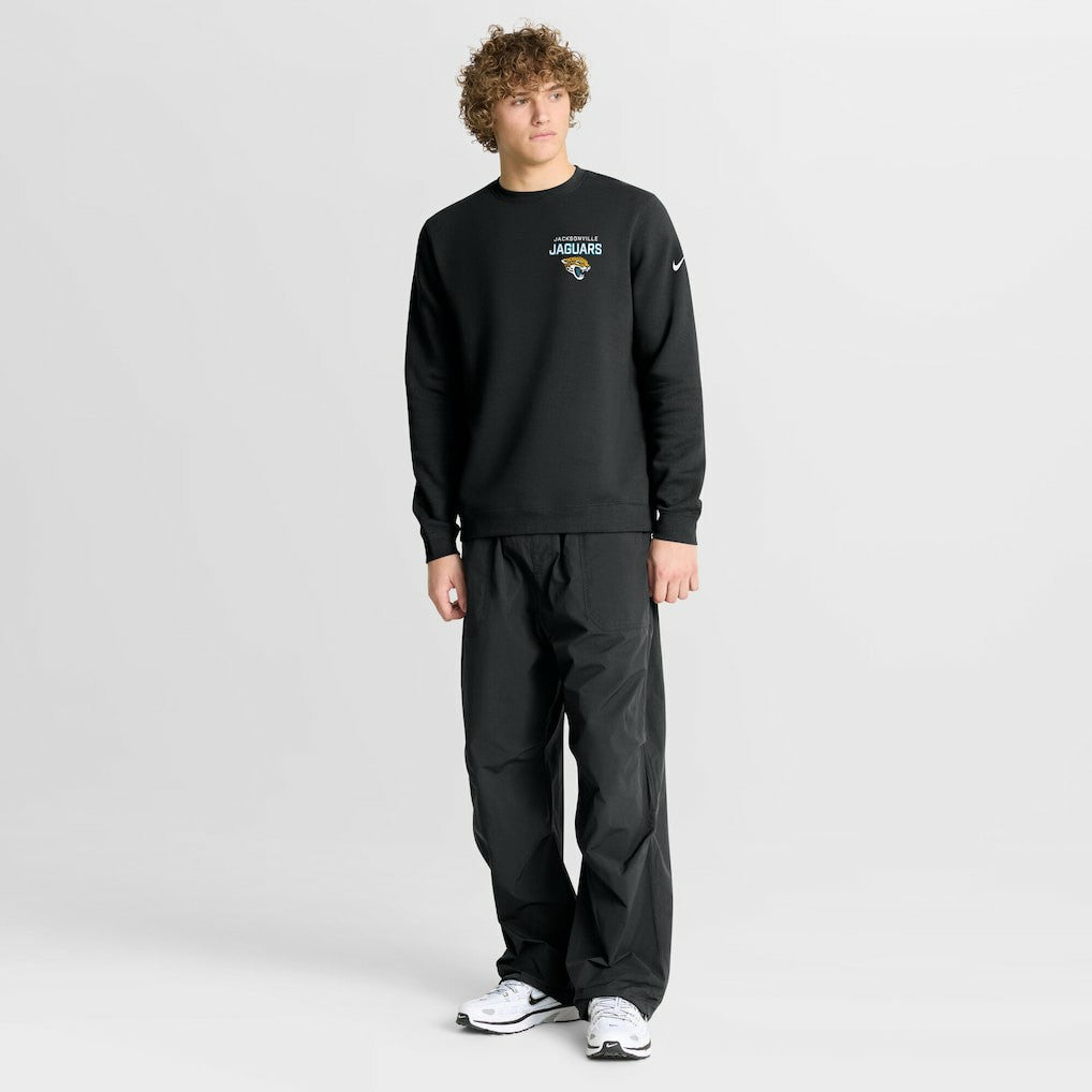 Jacksonville Jaguars Primetime Club Fleece Pullover Sweatshirt - Black | Nike online