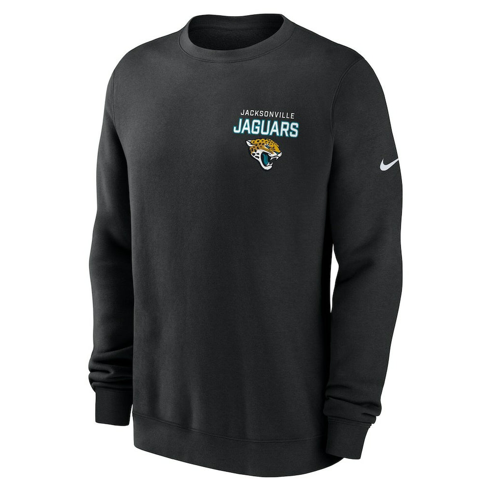 Jacksonville Jaguars Primetime Club Fleece Pullover Sweatshirt - Black | Nike online
