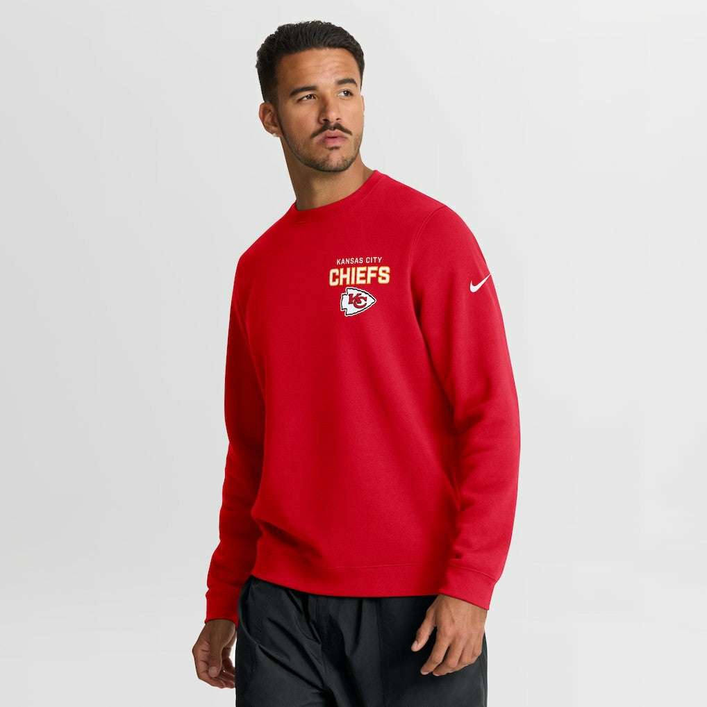 Kansas City Chiefs Primetime Club Fleece Pullover Sweatshirt - Red | Nike on sale