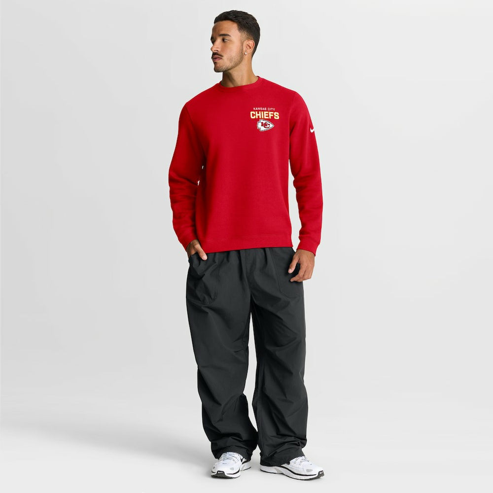 Kansas City Chiefs Primetime Club Fleece Pullover Sweatshirt - Red | Nike on sale