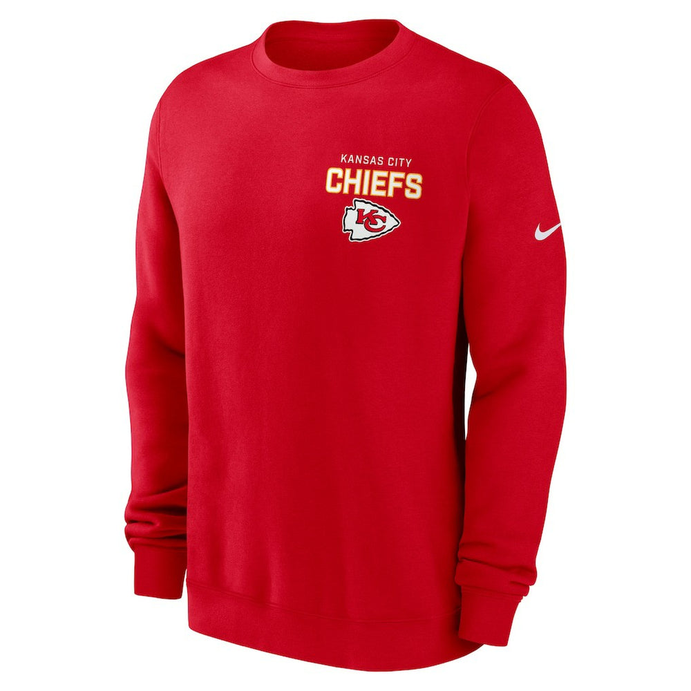 Kansas City Chiefs Primetime Club Fleece Pullover Sweatshirt - Red | Nike on sale