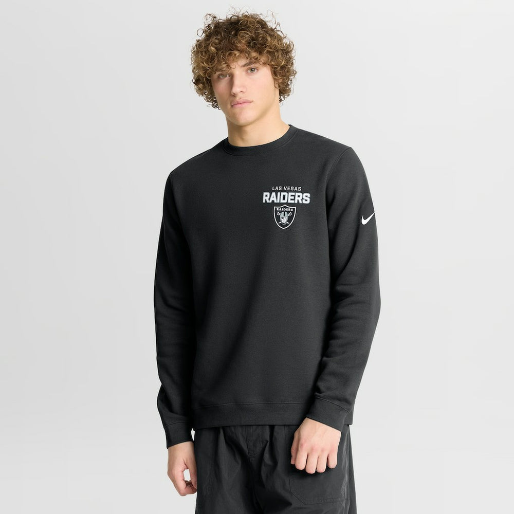 Las Vegas Raiders Primetime Club Fleece Pullover Sweatshirt - Black | Nike on sale