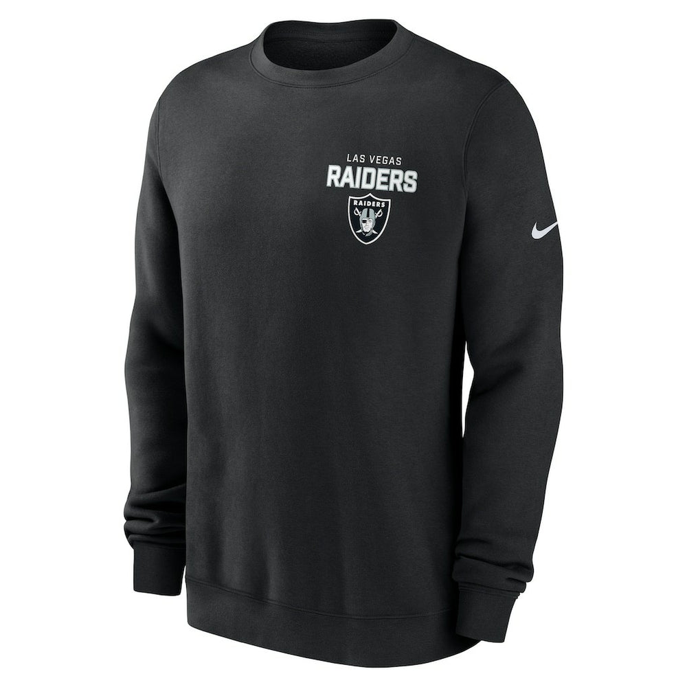 Las Vegas Raiders Primetime Club Fleece Pullover Sweatshirt - Black | Nike on sale