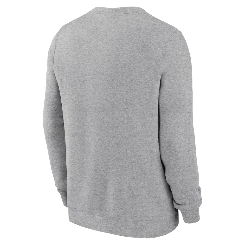 Miami Dolphins Primetime Club Fleece Pullover Sweatshirt - Heather Gray | Nike discount