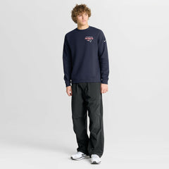 New England Patriots Primetime Club Fleece Pullover Sweatshirt - Navy | Nike for sale