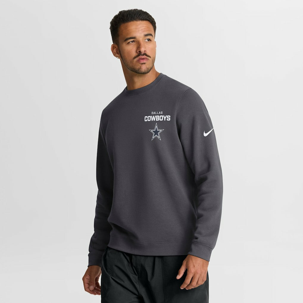 Dallas Cowboys Primetime Club Fleece Pullover Sweatshirt - Anthracite | Nike online