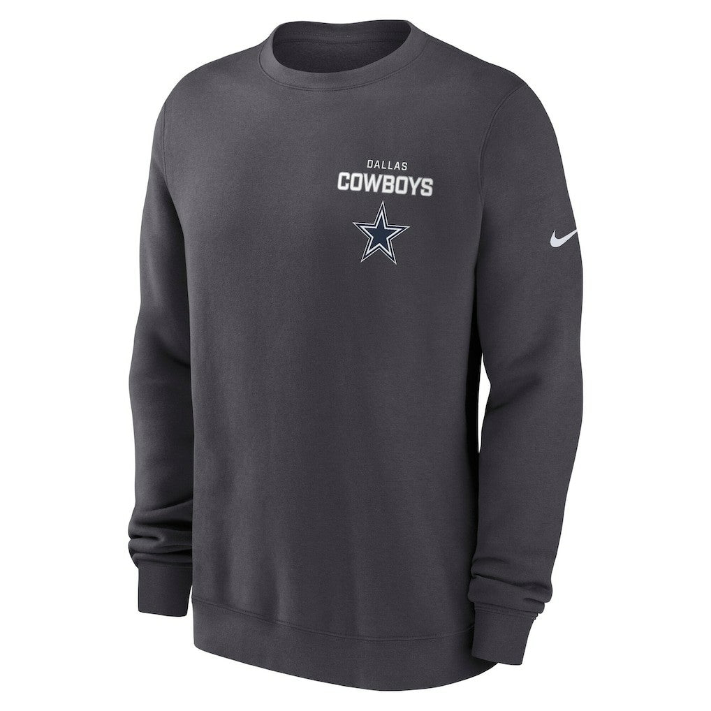 Dallas Cowboys Primetime Club Fleece Pullover Sweatshirt - Anthracite | Nike online