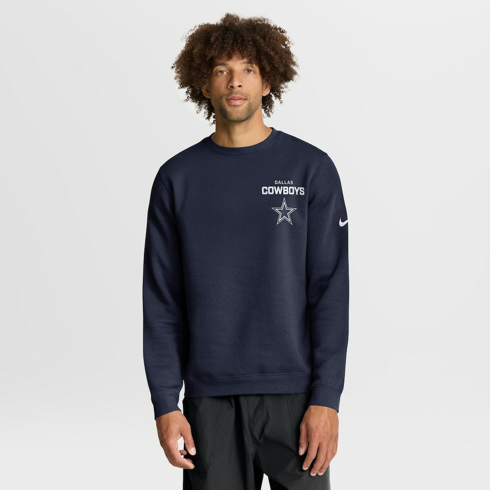 Dallas Cowboys Primetime Club Fleece Pullover Sweatshirt - Navy | Nike online