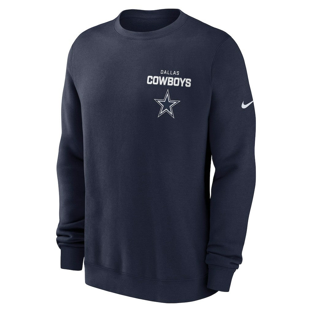 Dallas Cowboys Primetime Club Fleece Pullover Sweatshirt - Navy | Nike online