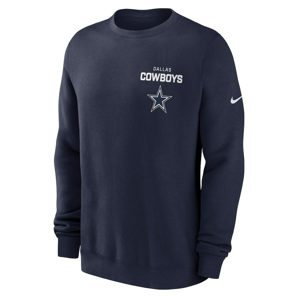Dallas Cowboys Primetime Club Fleece Pullover Sweatshirt - Navy | Nike online