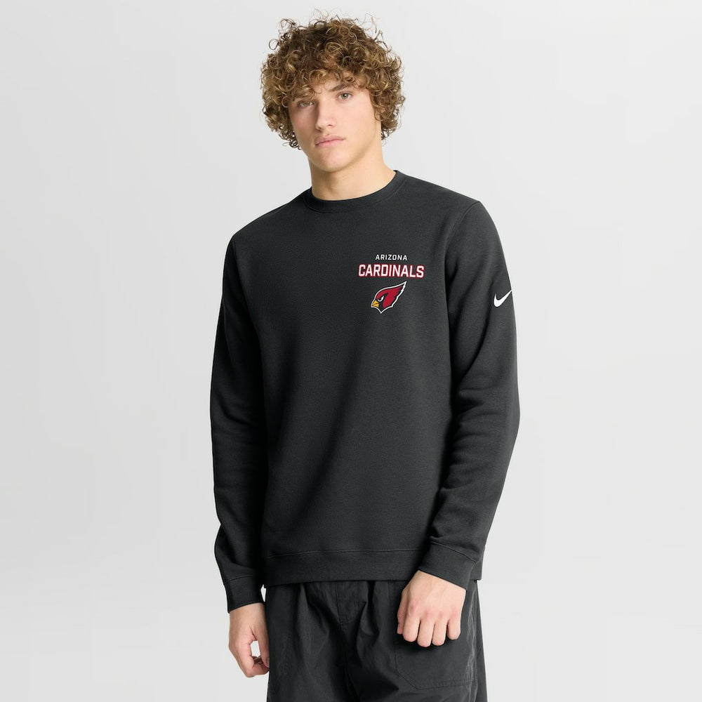 Arizona Cardinals Primetime Club Fleece Pullover Sweatshirt - Black | Nike outlet