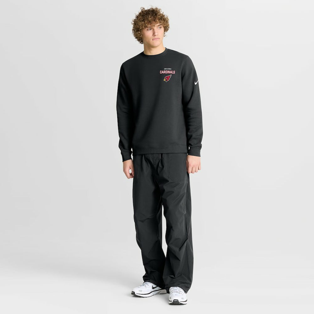 Arizona Cardinals Primetime Club Fleece Pullover Sweatshirt - Black | Nike outlet