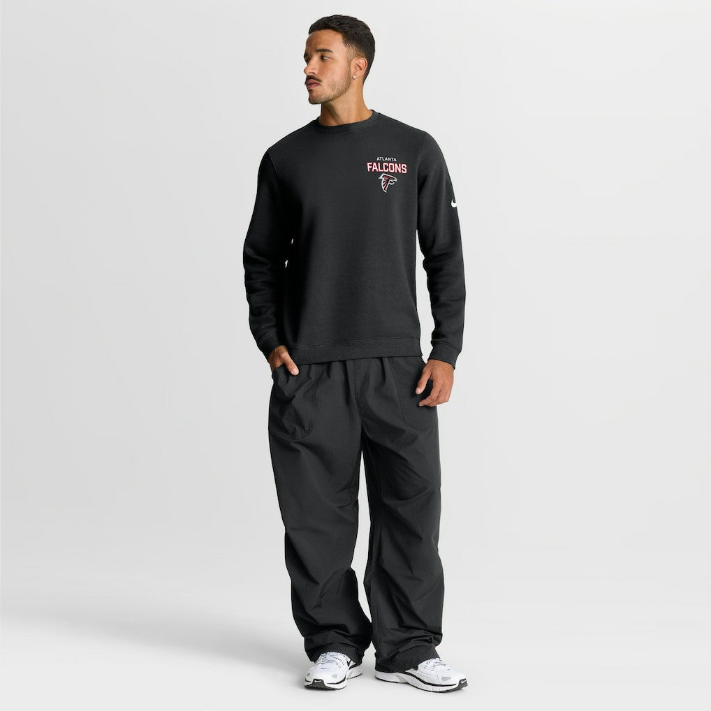Atlanta Falcons Primetime Club Fleece Pullover Sweatshirt - Black | Nike for sale