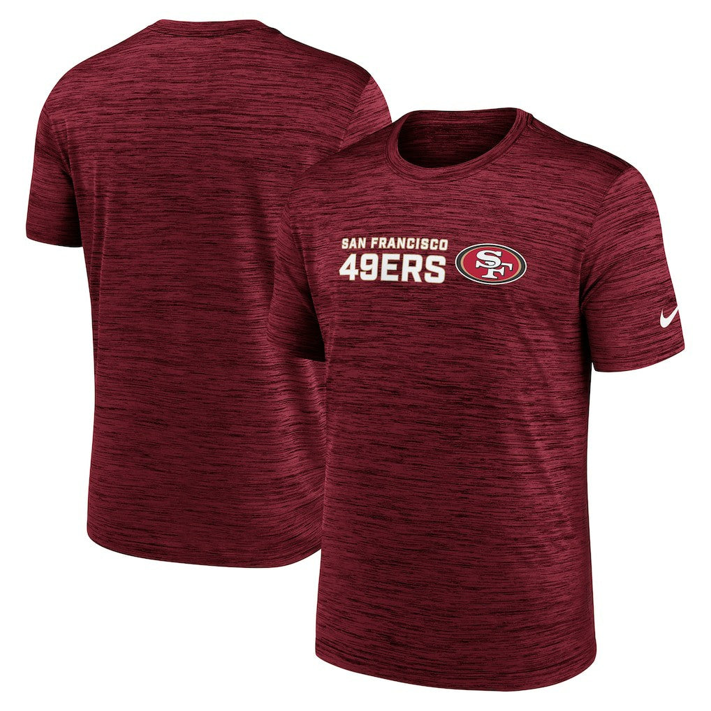 San Francisco 49ers Big & Tall Primetime Reverse Play Velocity Performance T-Shirt - Scarlet | Nike for sale