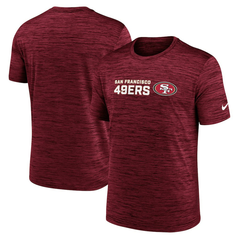 San Francisco 49ers Big & Tall Primetime Reverse Play Velocity Performance T-Shirt - Scarlet | Nike for sale
