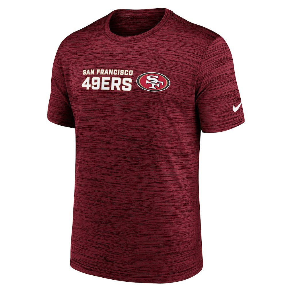 San Francisco 49ers Big & Tall Primetime Reverse Play Velocity Performance T-Shirt - Scarlet | Nike for sale