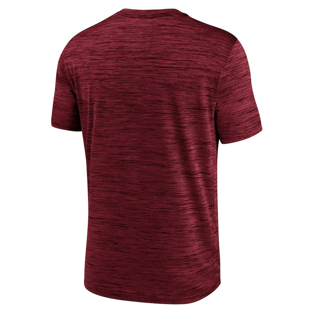 San Francisco 49ers Big & Tall Primetime Reverse Play Velocity Performance T-Shirt - Scarlet | Nike for sale