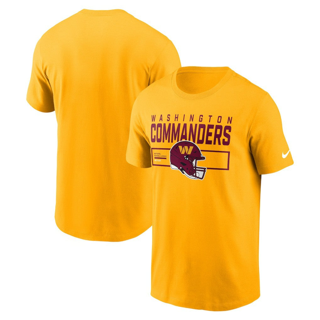 Washington Commanders Primetime Helmet Essential T-Shirt - Gold | Nike online