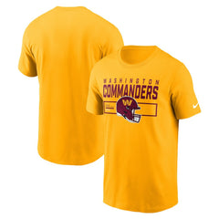 Washington Commanders Primetime Helmet Essential T-Shirt - Gold | Nike online