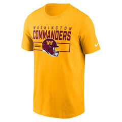 Washington Commanders Primetime Helmet Essential T-Shirt - Gold | Nike online