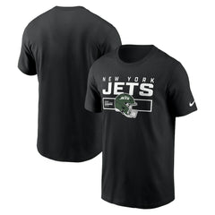 New York Jets Primetime Helmet Essential T-Shirt - Black | Nike discount